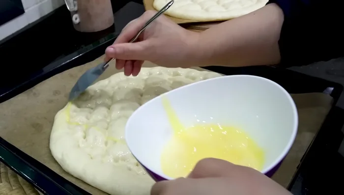 Brush the loaves with a whole beaten egg (or egg yolk and milk).