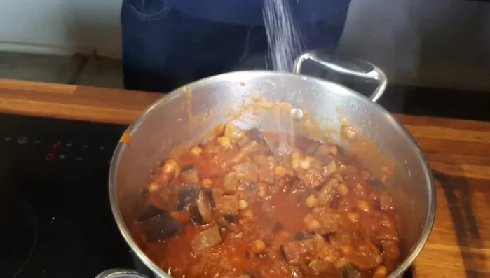 Season with salt, pepper, and lemon juice.