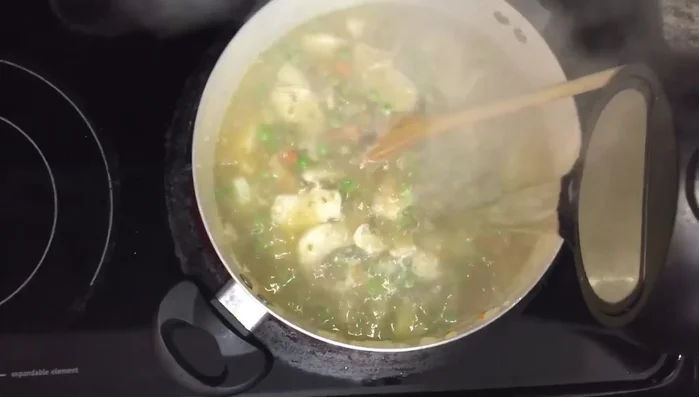 Add enough boiling water to almost cover the ingredients. Bring to a boil, then reduce heat to low, cover, and simmer for 35-45 minutes, or until the chicken is cooked through and the freekeh is tender.