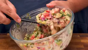 Middle Eastern Salad: 3 Variations (Egyptian, Iranian, Palestinian)