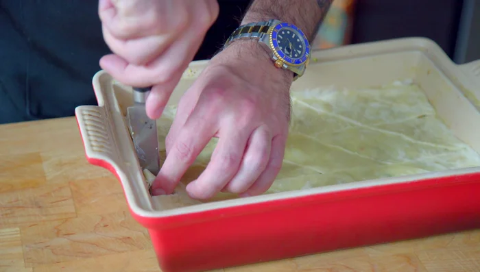 Bake at 350°F (175°C) for 45 minutes, until lightly browned.