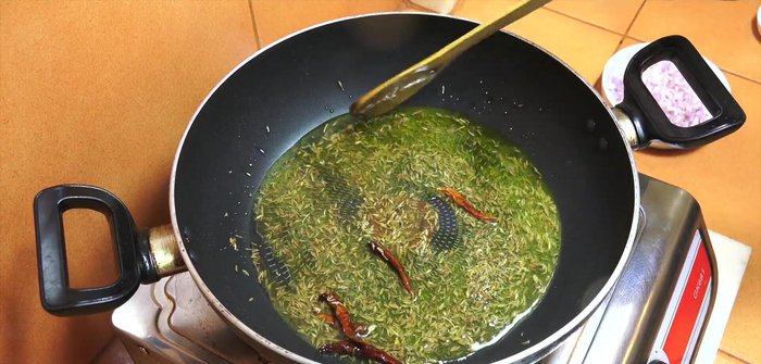 Add onions. (Optional: Add chopped garlic or ginger at this stage). Cook for 2-3 minutes.