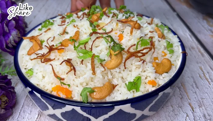 Garnish with coriander leaves and serve all three dishes together.