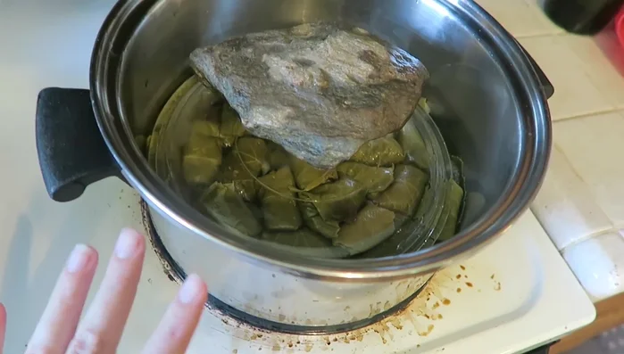 Bring the water to a boil, then reduce heat to a simmer. Do not cover the pot. Simmer for about 30 minutes, or until the dolma are tender.