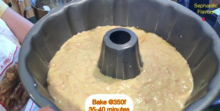Let the cake cool slightly before dusting with powdered sugar (optional).