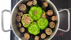 Egyptian Mahshi: Stuffed Aubergines & Peppers Recipe
