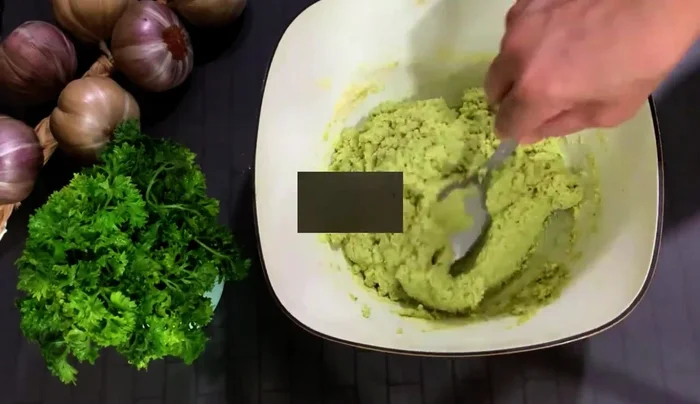 Check and adjust salt if needed. Heat oil in a wide pan.