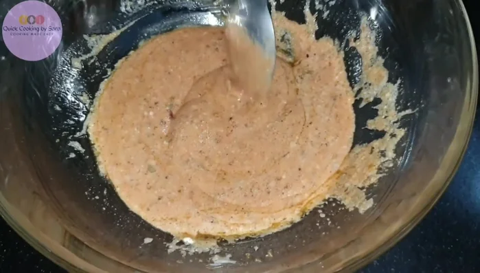 Add the cut chicken pieces to the marinade and mix well.