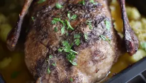 Roasted Duck Recipe: Middle Eastern Style - Crispy & Flavorful