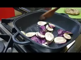 Healthy Middle Eastern Grilled Eggplant Salad Recipe