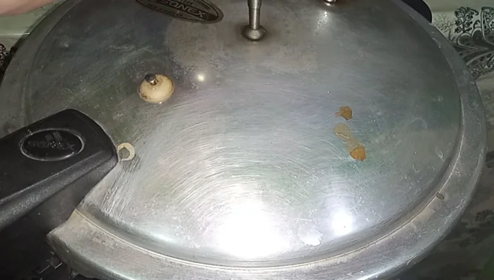 Turn off the heat and let the pressure release naturally before opening the cooker.