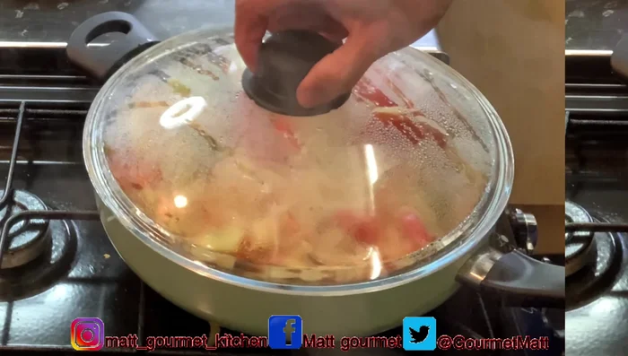Continue to steam for five more minutes, stirring occasionally to prevent sticking.