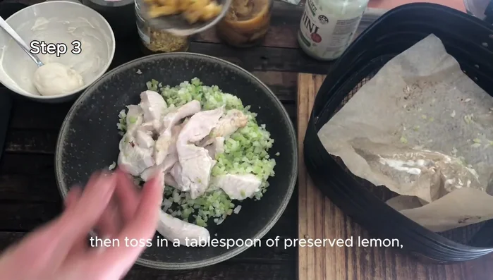 Toss in 1 tbsp of preserved lemon.