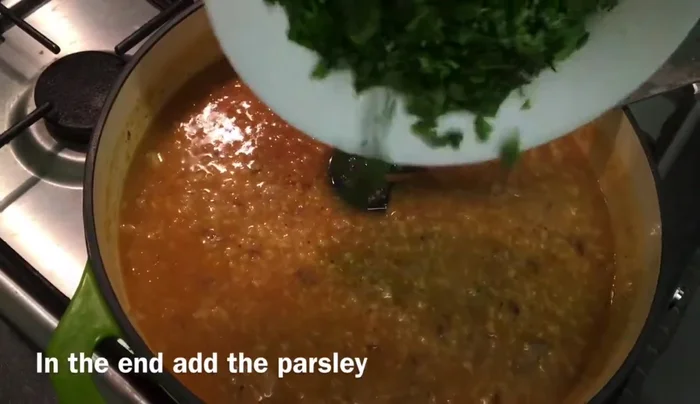 Add spices, mix well, and turn off the stove.