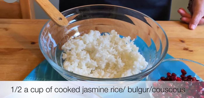 Boil rice/bulgur/couscous with a pinch of salt.