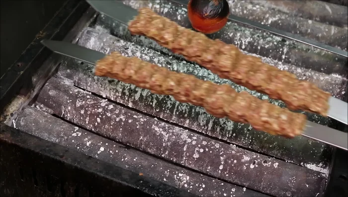 Grill the kebabs over medium-high heat, flipping every 30 seconds for 3-4 minutes until cooked through. This seals the meat and prevents it from falling off the skewers.