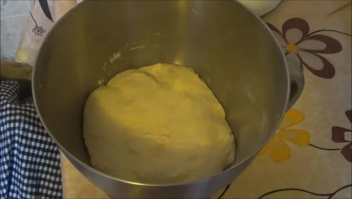 Cover the dough and let it rise until doubled in volume.