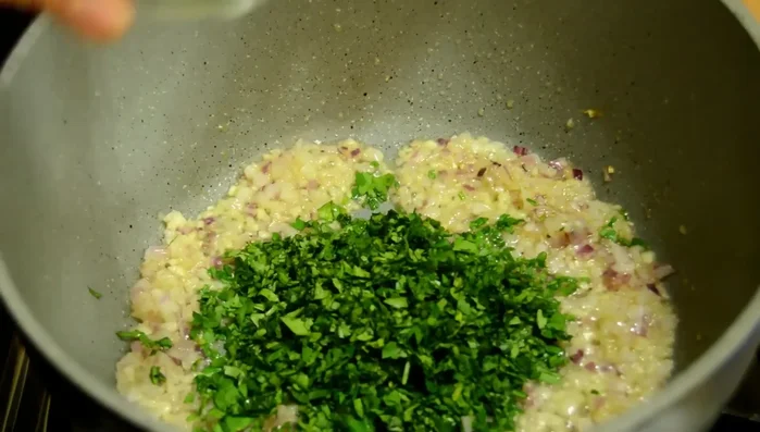 Add coriander and cumin.