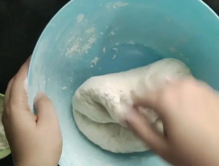 Divide and shape the dough: Divide the dough into small, equal-sized pieces. Roll each piece into a thin circle.