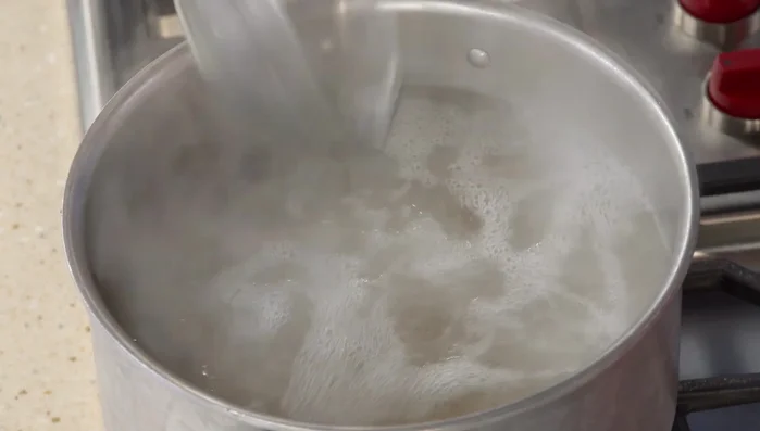 Add pearl barley to the boiling water and cook for 20-40 minutes (check at 20 minutes), or until tender.