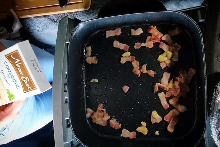 Prepare couscous according to package directions. (Fast-cooking couscous cooks in 5 minutes)