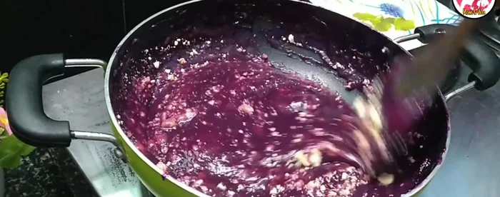 Prepare the jamun fruits. (The specific steps are not detailed in the transcript.)