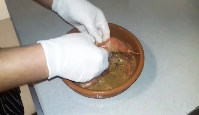 Marinate the king prawns in the prepared mixture. Refrigerate for at least 2 hours to allow the flavors to blend.