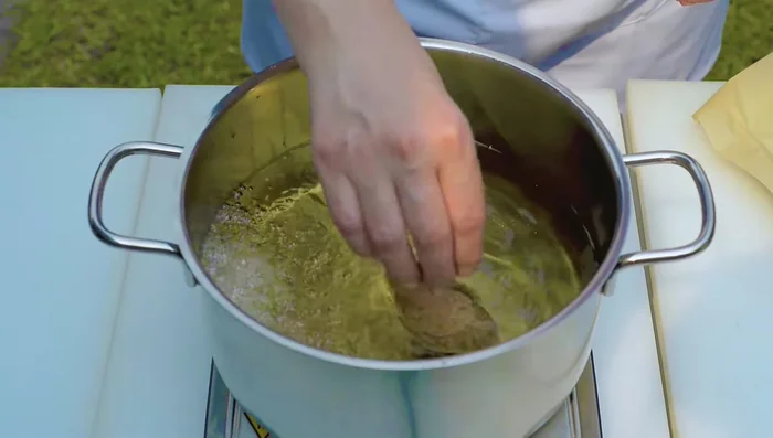 Heat oil in a frying pan to a high temperature. Deep fry kibbeh in batches, ensuring enough oil to cover and avoid overcrowding.