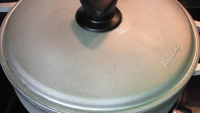 Cook over medium-high heat, covered, for 40 minutes, adding more water if needed.