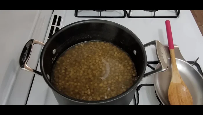 Grind the lentils with a little vinegar in a food processor until finely ground. (79.439)