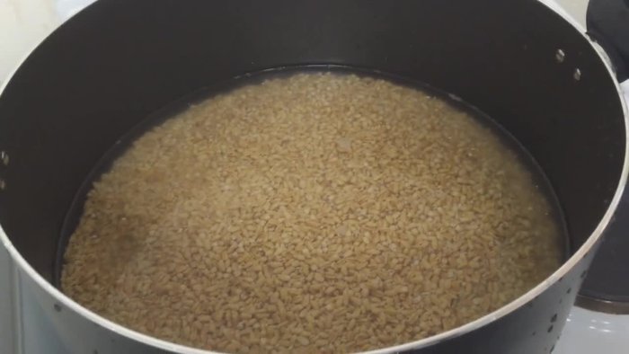 Soak the chickpeas overnight.