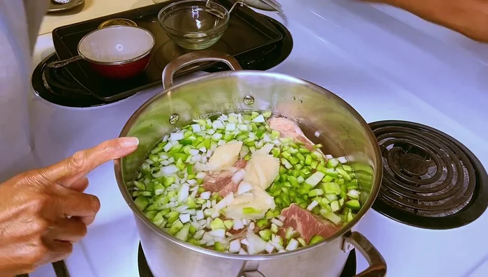 Bring to a boil, then reduce heat to medium-low and simmer until meat is tender (about 1.5-2 hours).