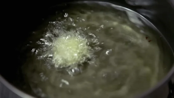 Fry the falafel: Deep fry the falafel until golden brown.