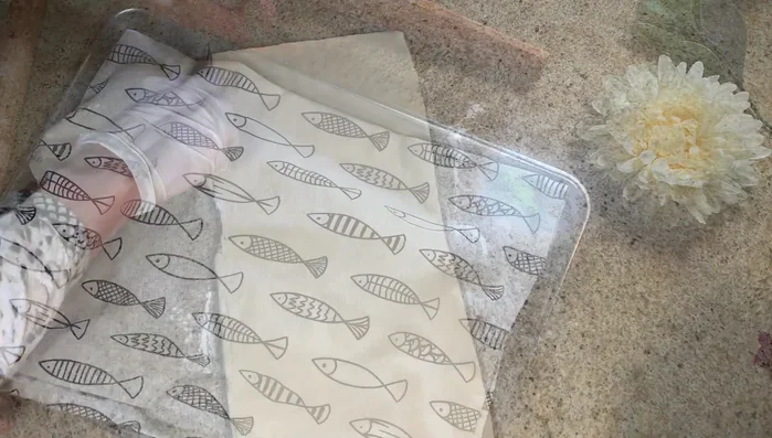 After chilling, cut the dough into 7-8 even triangles.
