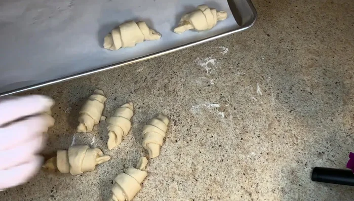 Refrigerate the croissants overnight.