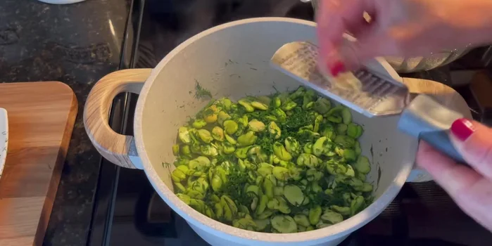 Wash and soak basmati rice in water for about 10 minutes. (This step is implied in the transcript but not explicitly stated with time.)