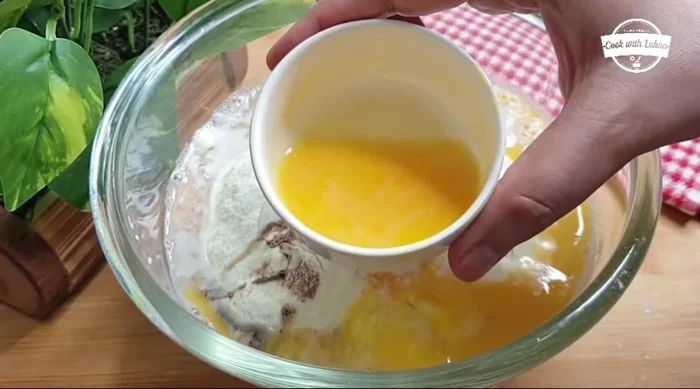 Add yeast mixture: Add the activated yeast mixture to the dry ingredients. Add 2-3 tbsp milk to form a soft dough. Knead well for about 10 minutes.