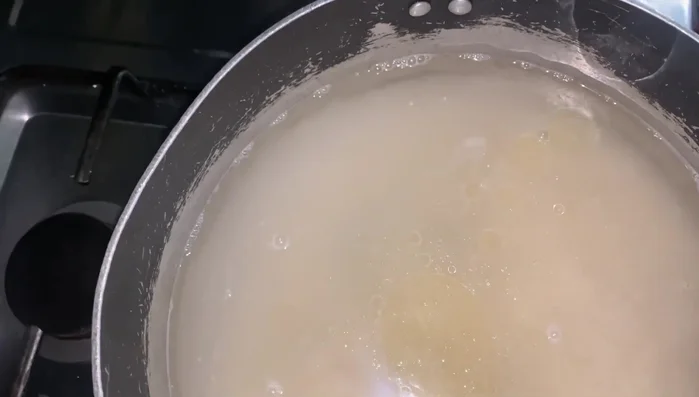Add three tablespoons of oil.
